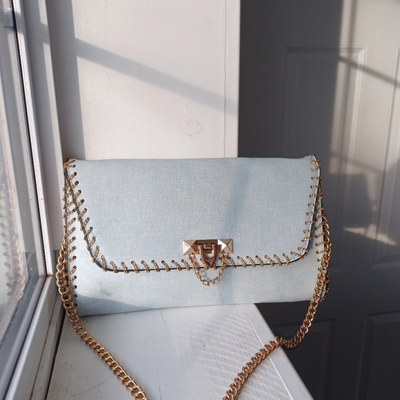 Urban Expressions Diane Chain Strap Crossbody Shoulder Bag - Picture 10 of 10